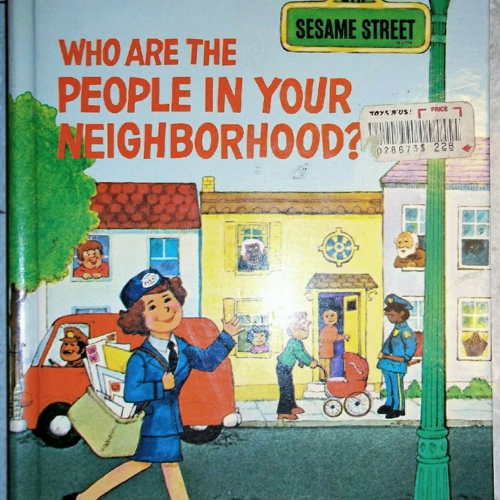 Vintage 1974 Pop up Sesame Street Book